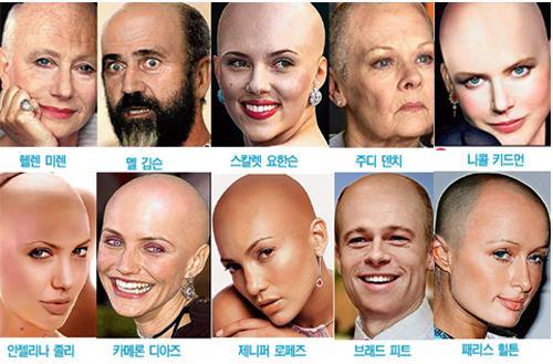 대머리가 잘 어울리는 할리우드 스타는?