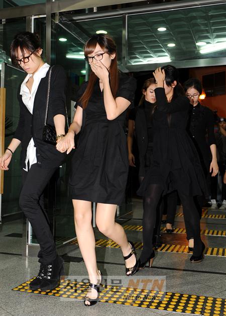 [NOW포토] 소녀시대 “이언 오빠 부디 좋은곳으로 가세요”