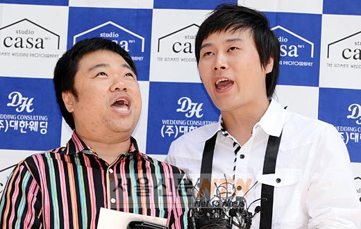 [NOW포토] 정종철ㆍ변기수 “첫날밤 생각대로 하면 되고~”