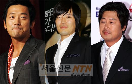 ‘충무로 블루칩’ 하정우ㆍ정재영ㆍ김윤석