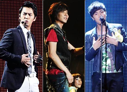 전진vs앤디vs김동완, 3人 3色 단독 콘서트