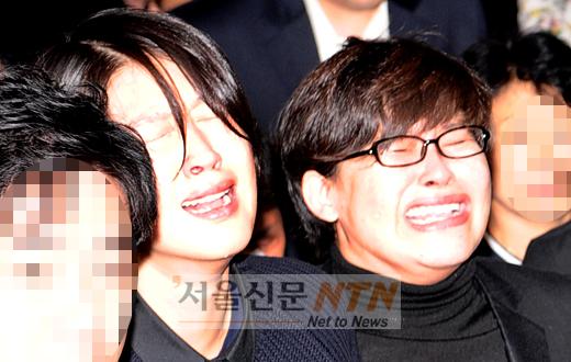 [NOW포토] 이영자ㆍ홍진경 오열… ‘진실아, 가지마’