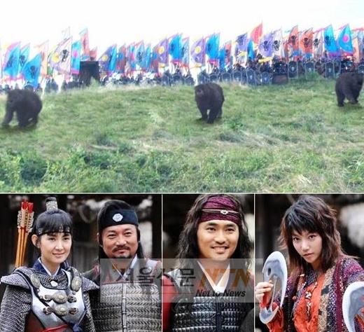 KBS, 사극 사상 첫 ‘곰 전투’ 촬영 성공