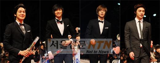 [NOW포토] ‘꽃남 F4’ 시상식 총출동!