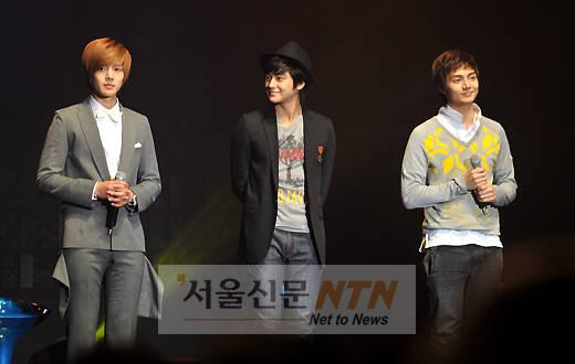 [NOW포토] 김현중·김범·김준 ‘함께하면 더욱 빛나’