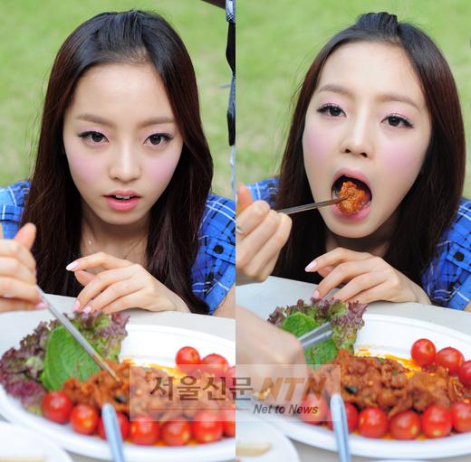 [NOW포토] ‘아기 피부’ 구하라, 먹는 모습까지 ‘귀여워~’