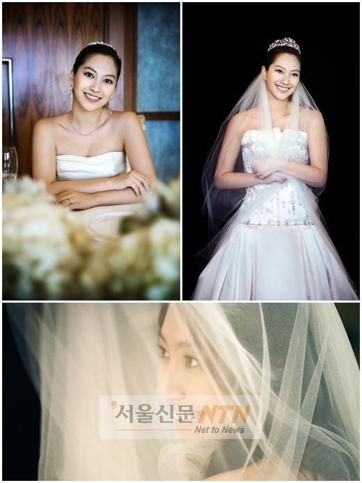 새신부 신애, ‘여신포스’ 웨딩사진 추가공개