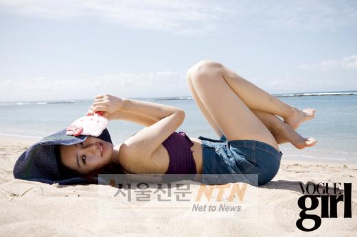 윤은혜, 발리 화보 촬영 ‘섹시&발랄’ 매력 발산