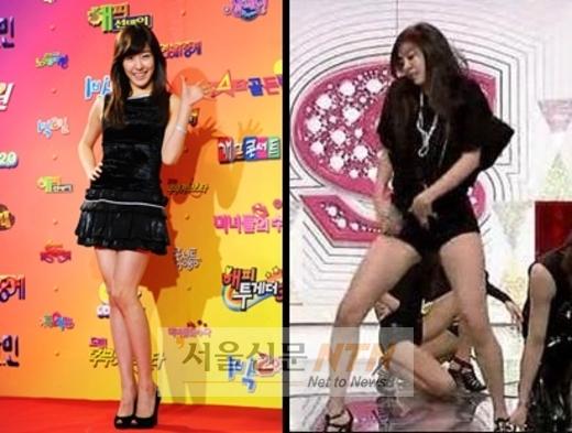 티파니·유이, ‘新허벅지스타’ …효리·담비 제쳐