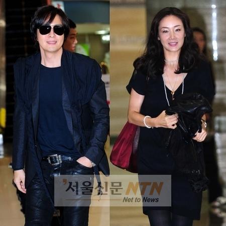 [NOW포토] 배용준·최지우, 전세기 타고 일본 출국