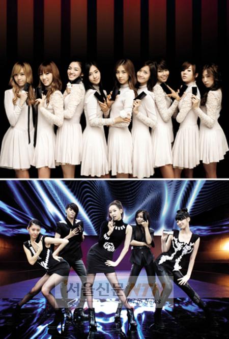 소녀시대-f(x), 한 노래로 선후배 맞대결
