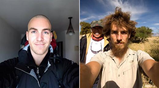 1년 간의 도보여행…자라나는 수염 영상 화제