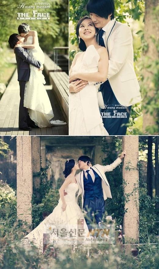 김정현ㆍ김유주 커플, 야외 웨딩사진 공개