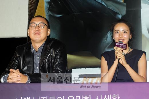 [NOW포토] 여배우 황우슬혜 “부끄러워서 영화를 볼수가 없었다”