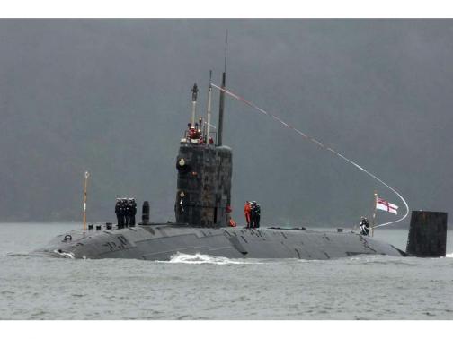 英 핵잠수함 ‘트라팔가’ 마지막 항해