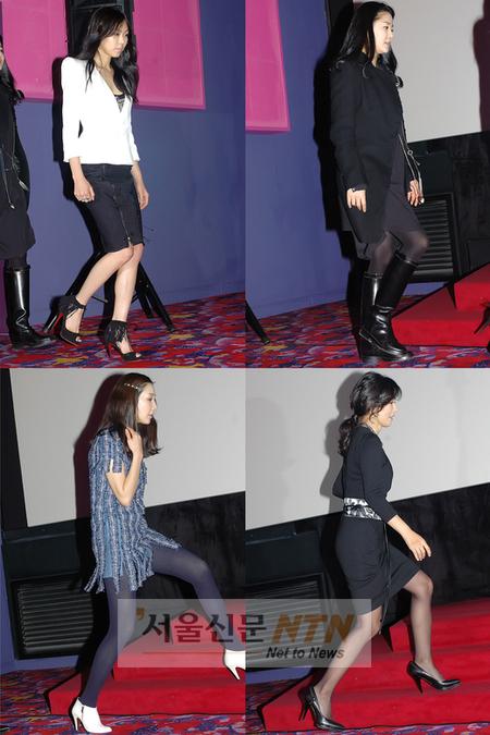 [NOW포토] 각선미 대결, ‘여배우들’ 입장