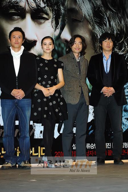 영화 ‘용서는 없다’ 개성파 배우 3인 우정 과시