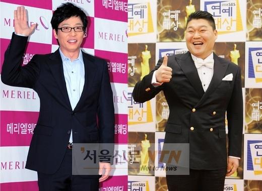유재석 5년째 ‘올해의 개그맨’…강호동은 2위