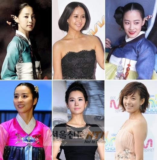 2010년 한복입는 여배우들 고전미 경쟁 ‘불꽃’