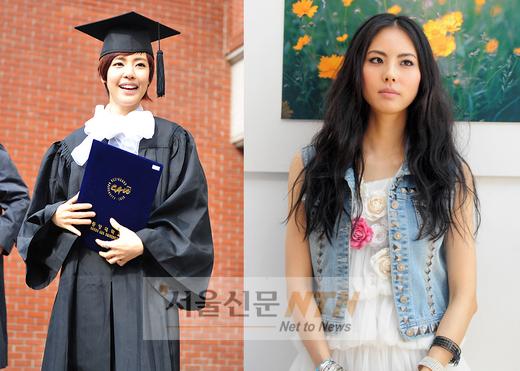 이윤지-박지윤 “우리 같이 졸업했어요”