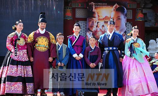 [NTN포토] ‘동이’ 출연진 “많은 사랑 부탁드립니다”