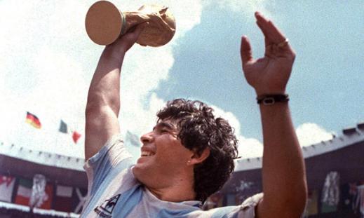 타임즈 “역대 월드컵 최고 선수는 마라도나”