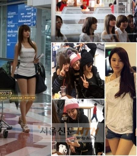 애프터스쿨, 팬들이 찍은 공항 사진 ‘화제’