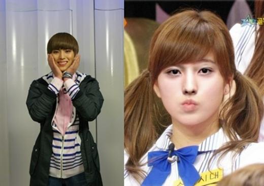 ZE:A 정희철, 소녀시대와 합성 ‘철녀시대’ 눈길