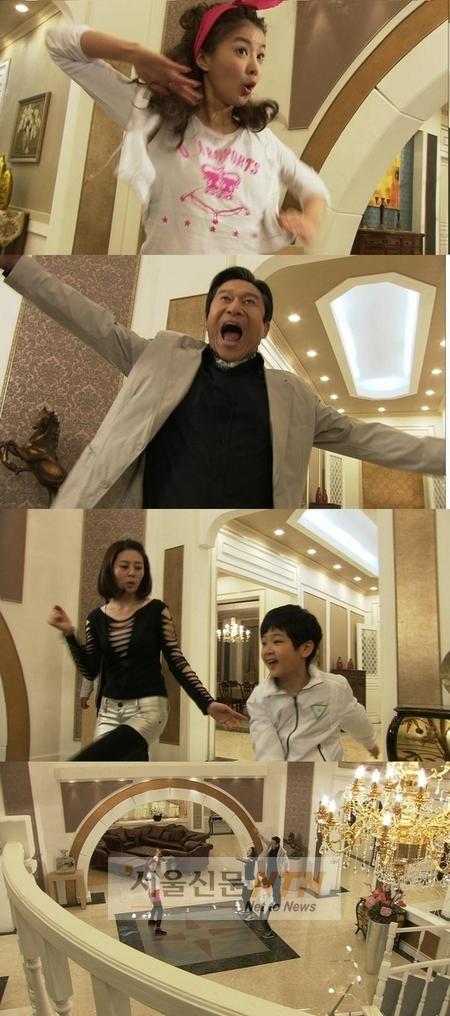‘부자의 탄생’ 이시영 패밀리 ‘에어로빅 삼매경’