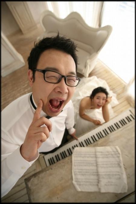 ‘개그맨커플’ 권재관·김경아, 웨딩사진 ‘맛보기’
