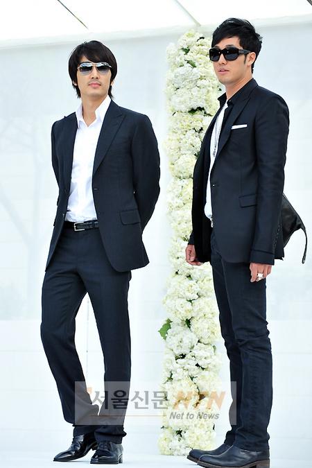 [NTN포토] 송승헌·소지섭, 함께 있는 자체로도 ‘그림이네~’