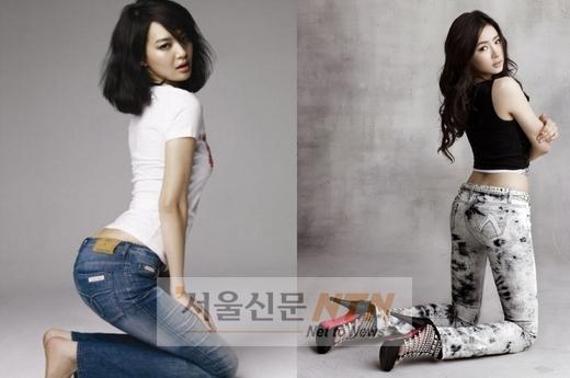신세경 신민아의 완벽한 ‘뒤태’ 라인 따라잡기!