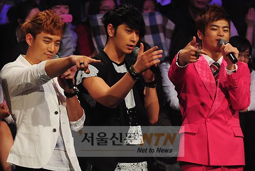 [NTN포토] ‘엠카’ 사회 맡은 준호·찬성·서인국