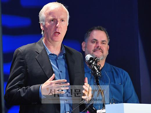 [NTN포토] 제임스 카메론 감독, 한국 가수들 3D촬영 계획 밝혀