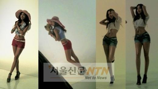 티아라 효민, 군살 없는 ‘마네킹 몸매’ 화제