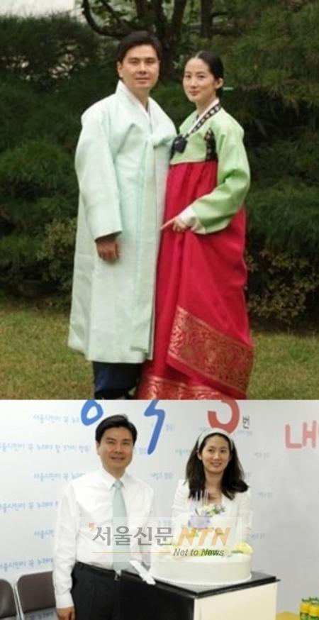 심은하, 베일 속 결혼사진 공개..’남편 사랑’