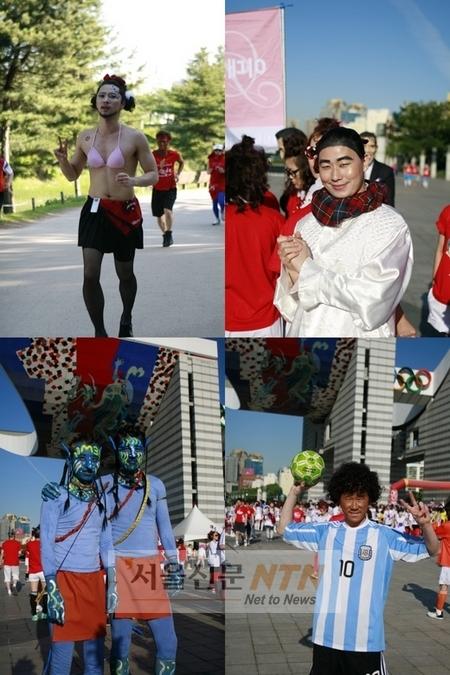 월드컵 응원복 이 정도는 돼야…기기묘묘 총출동