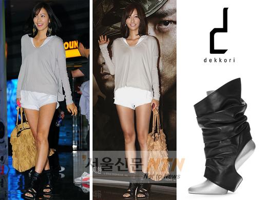 新내조의 여왕 손태영, 이기적인 각선미 뽐내