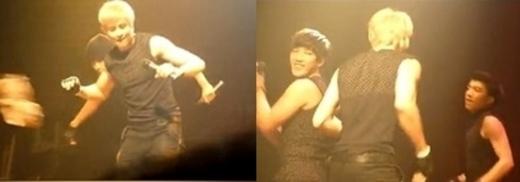 닉쿤, 팬티 봉변?…공연 중 팬이 던진 ‘속옷’에 맞아 ‘깜놀’