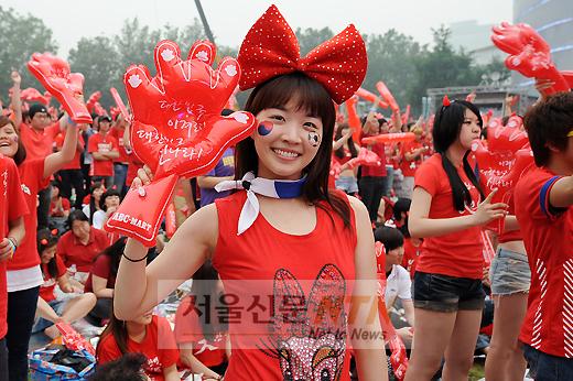 [NTN포토] 대한민국 선수들 이길 수 있죠?