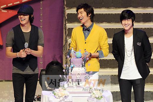 [NTN포토] 정일우·이민호·김범, ‘우리는 꽃미남 친구들’