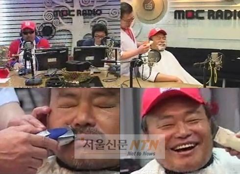 김흥국, ‘콧수염’은 깎았지만 ‘삭발’은 무산