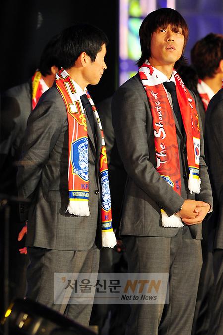 [NTN포토] 박주영, ‘시민들의 환영 너무 감사해요’