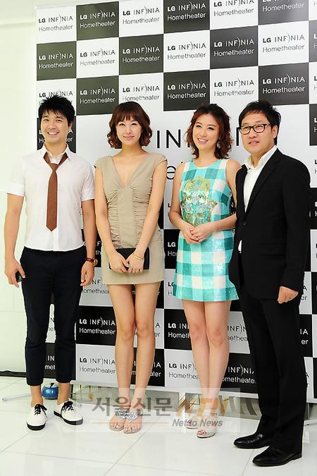 [NTN포토] 박수홍·한영·김성경·유열, ‘프리미엄 홈 시어터 체험 위해 왔어요’