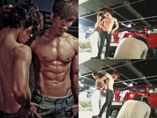 창민·이현 ‘옴므’ VS 방시혁..‘노출 떡밥’ 경쟁 치열