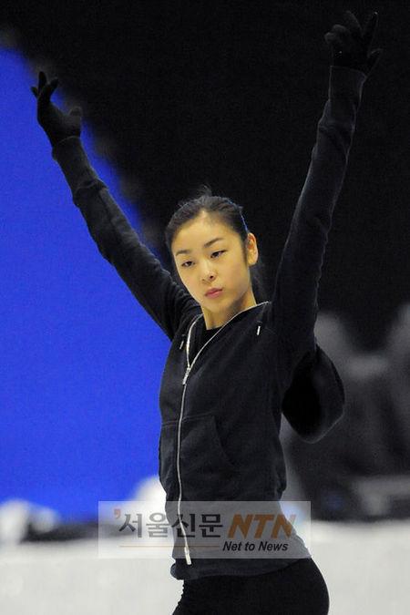 [NTN포토] 김연아 ‘진지한 안무 연습’