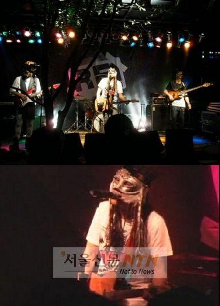 복면밴드 레이의 정체는?…게릴라 콘서트 호평