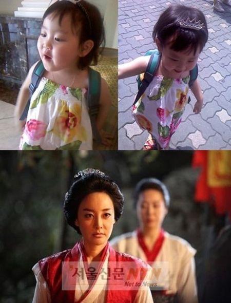 ‘나찰녀’ 김혜은, 미니홈피 딸 가은이 공개…”엄마 닮아 예쁘네”