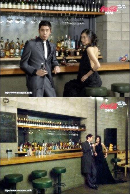 지나 맞어? 에릭-지나 동반 CF사진 화제