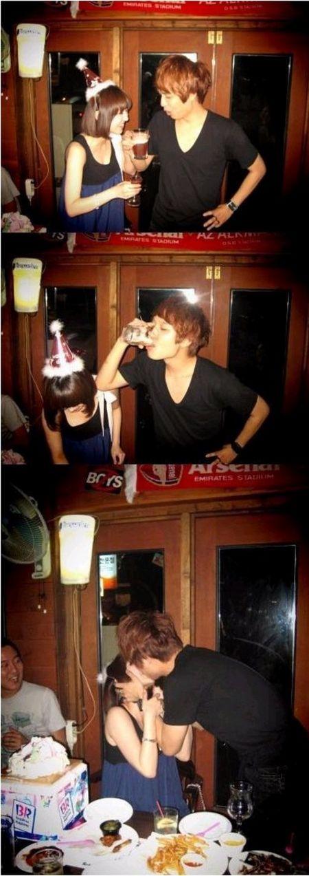 사이먼디-레이디제인, 터프 뽀뽀 러브샷 사진 화제